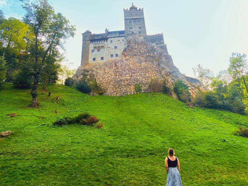 Castelo do Conde Drácula na Transilvânia - colina